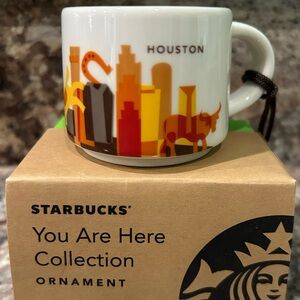 Starbucks You Are Here Collection Houston Mini Mug Ornament